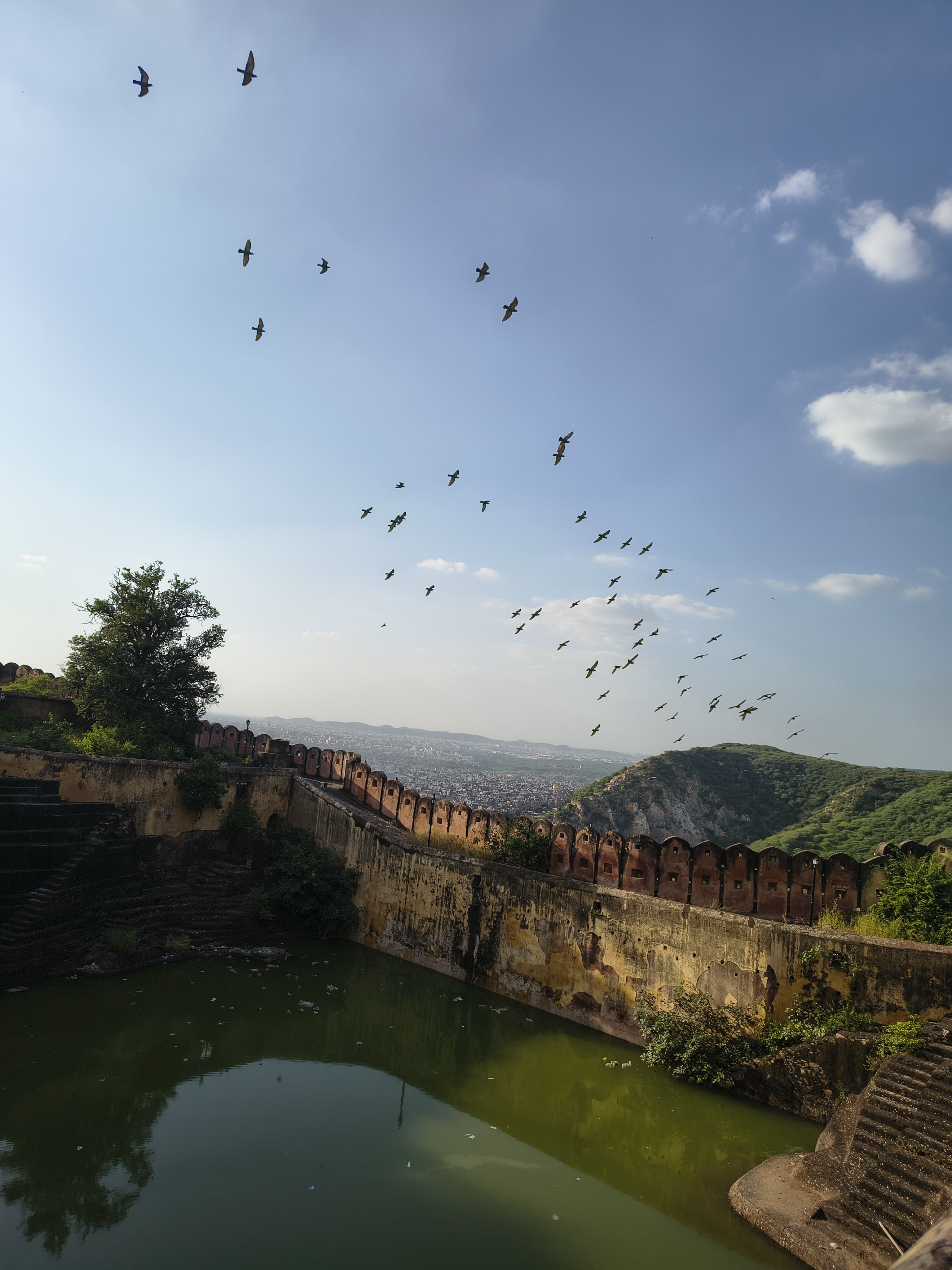 Bauli stepwell inside the fort